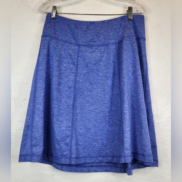 Patagonia Dresses & Skirts - Patagonia Pull On Skirt Blue Knit Stretch Womens Size Medium Casual